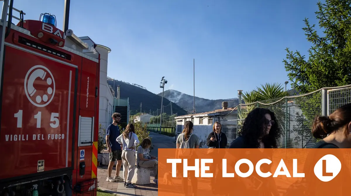 Italian vocabulary to understand wildfire warnings and evacuations