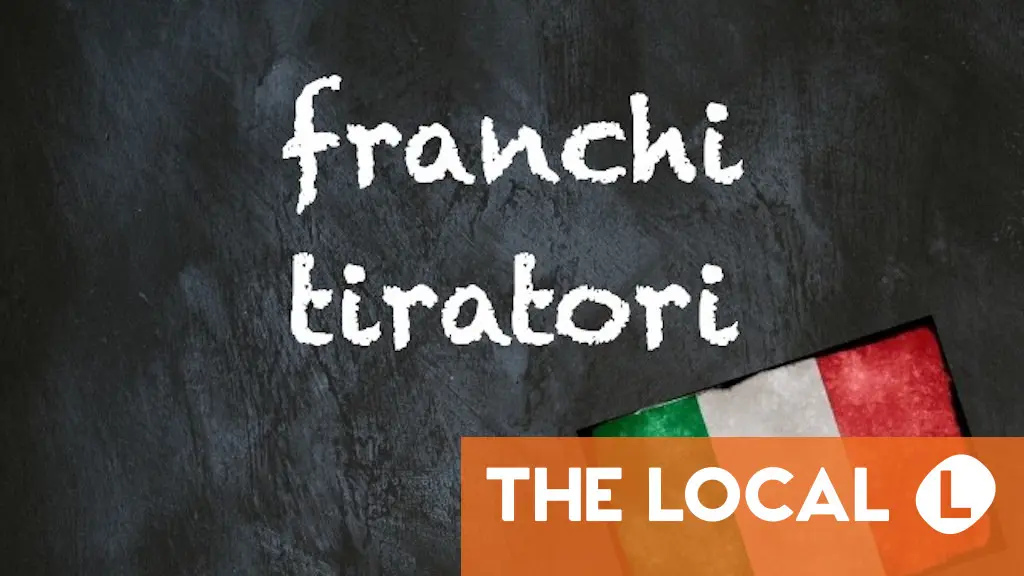 Italian expression of the day: ‘Franchi tiratori’