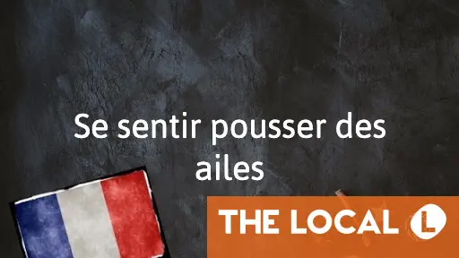 French Expression of the Day: Se sentir pousser des ailes