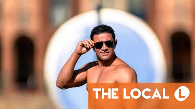 Is it legal to wear (only) swimwear in Swiss cities?