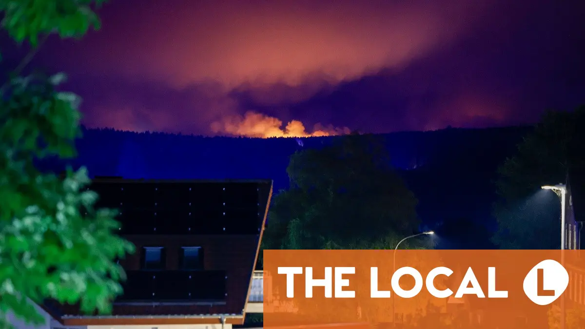'Never seen one like it': German pensioners flee wildfire