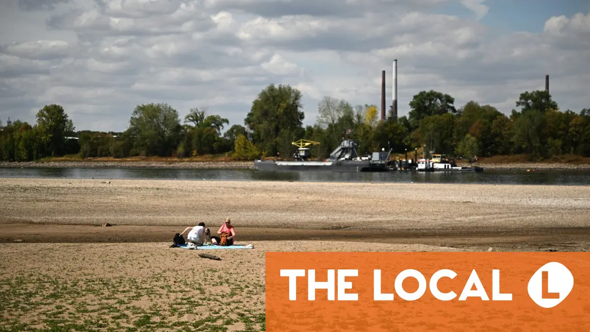 Parts of Germany's Rhine becoming unnavigable as water levels drop