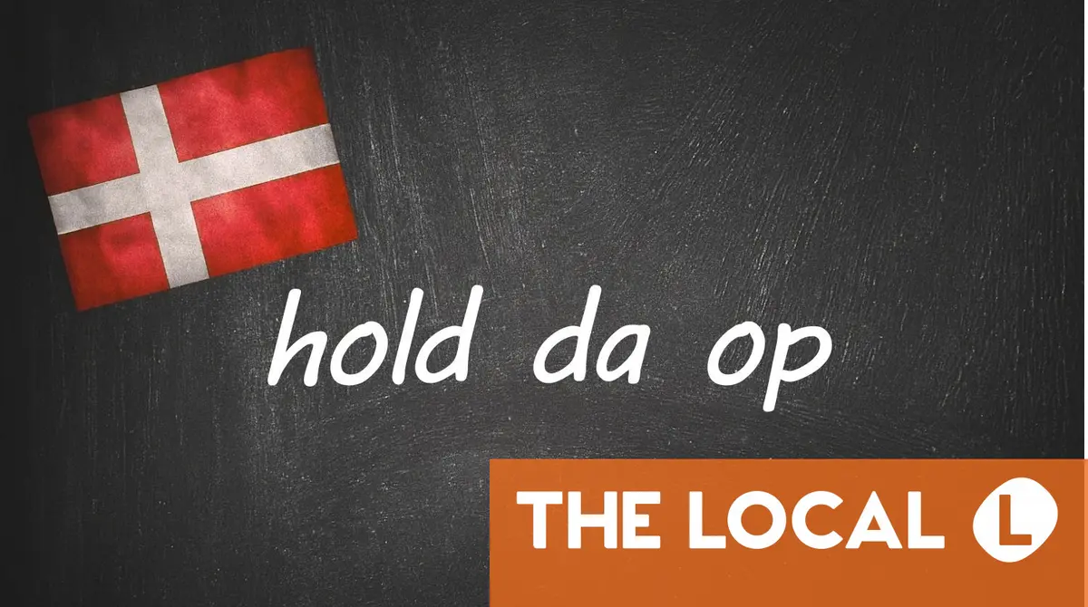 Danish expression of the day: hold da op