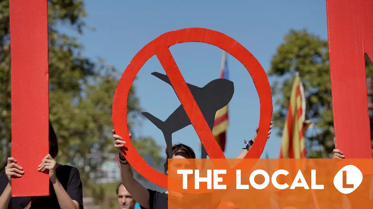 Locals in Barcelona, Ibiza and Palma protest Spain's airport expansions