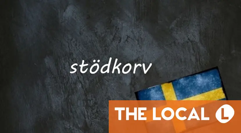 Swedish word of the day: stödkorv