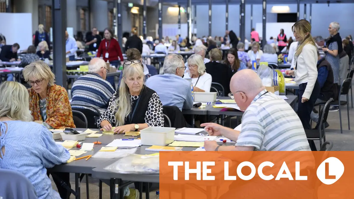 Vote count in Swedish election will only be completed on Thursday