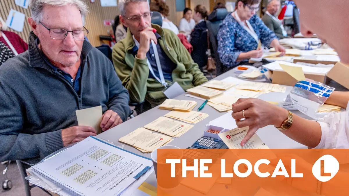Sweden's Tidö bloc faces '99.9% certain' defeat as final vote counting continues