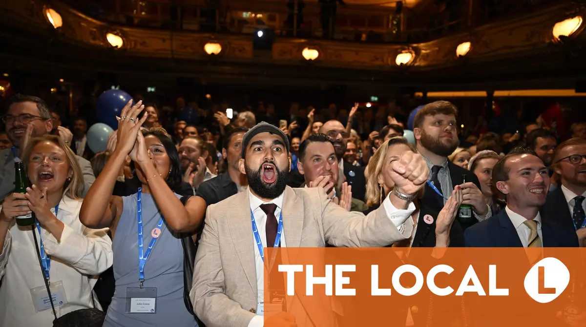 'I was shocked': Swedish politians react as exit polls show lead for left bloc