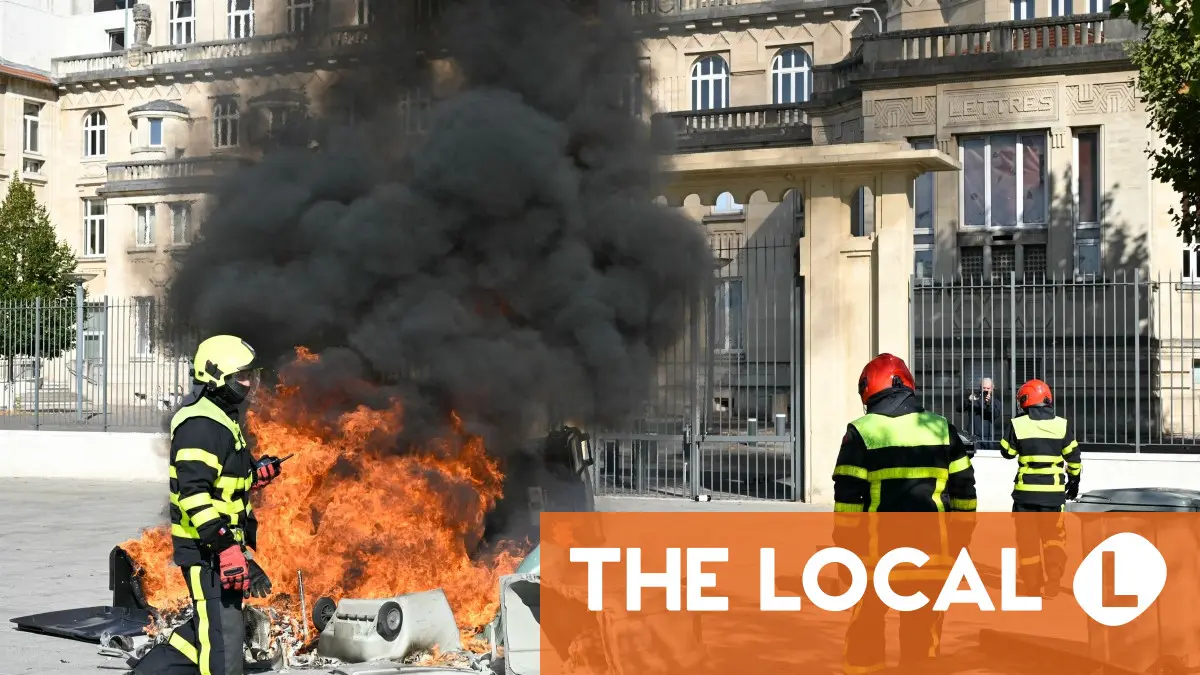 
            OPINION: Relax, mum, France isn't in flames it's just a bin on fire
        