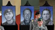 Funeral held for three soldiers killed in Afghanistan