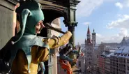 Munich's famous glockenspiel hits the wrong note