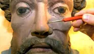 Church thief sent packing empty-handed by falling saint statue