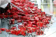 30,000 smashed beer bottles bring autobahn near Frankfurt to standstill