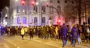 German protests against Covid restrictions turn nasty