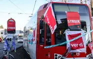 Where are public transport strikes expected in Germany on Monday?