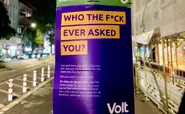 'Who the f*ck ever asked you?' Provocative Berlin election poster calls to extend voting rights