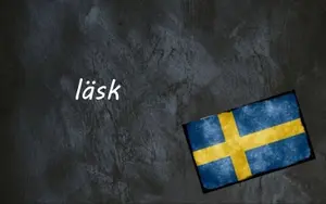Swedish word of the day: läsk