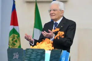 Italian president urges Olympic truce at Milan-Cortina torch ceremony