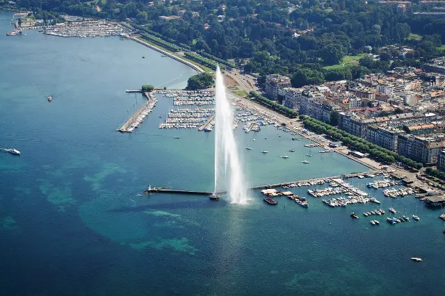 Ten fun facts about Geneva's famous jet d'eau