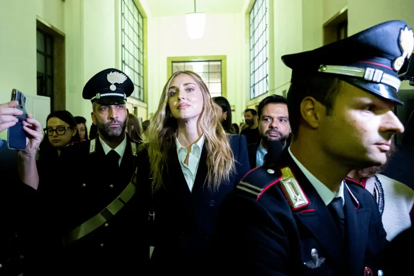 Italian influencer Chiara Ferragni 'confident' ahead of fraud sentencing