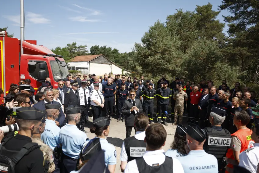 Macron pledges 'zero tolerance' for arson after spate of fires in France