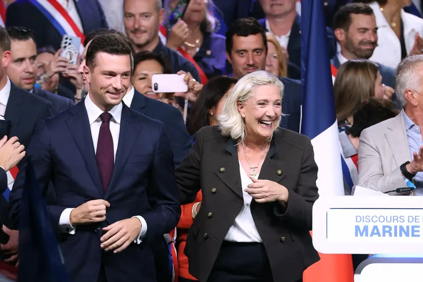 Le Pen vows to 'counterattack' after ally Bardella hit by anti-semitism claims